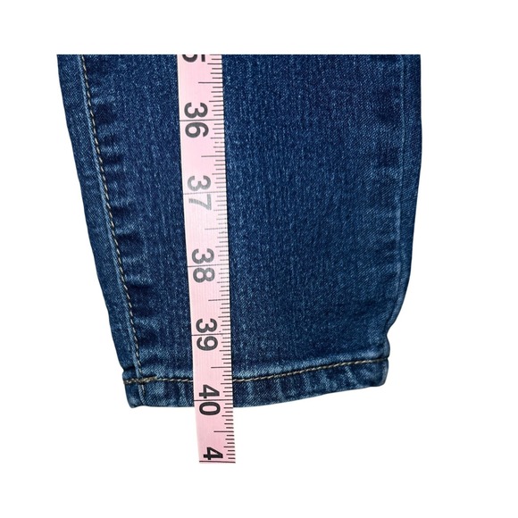 Fashion Nova High Rise Skinny Jeans Distressed Blue Denim Women Size 13 - Picture 4 of 4